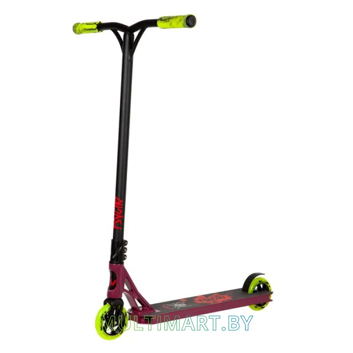 Самокат Novatrack Psycho 110A.PSYCHO.BT21 (черный, 2021)